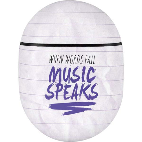 When Words Fail Music Speaks Google Pixel Buds Skin